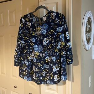 Floral Layered Blouse